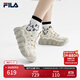 FILA 斐樂(lè )可頌鞋復古運動(dòng)鞋女冬休閑鞋老爹鞋 豆腐白/燕麥色-TO 38 (240mm)