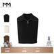 麥檬MM商場(chǎng)同款綿羊毛黑色無(wú)袖套頭針織毛衣背心女秋冬5DB133011 黑色5DB133011 S