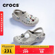 CROCS卡駱馳貝雅洞洞鞋沙灘鞋|10126 卵石色-2V3 37/38(230mm) 