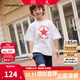 Converse匡威兒童裝男童t恤短袖短褲套裝夏季薄款女童夏裝中大童運動(dòng)2件套 G140純白色 160 /76 【建議身高152-158cm】