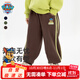 汪汪隊立大功男童褲子春秋款兒童運動(dòng)褲衛褲男孩休閑束腳長(cháng)褲 深卡其 120cm 