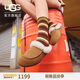 UGG秋季新款女士舒適一腳蹬穆勒鞋樂(lè )福鞋1171391CHE|栗色 38
