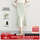 尚都比拉秋季時(shí)尚優(yōu)雅裙子女平整腰頭包臀設計感裙擺半身裙 淺綠色 L 