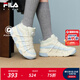 FILA斐樂(lè )兒童童鞋運動(dòng)鞋子2025冬季新款男女童中大童籃球鞋面包鞋 奶白/冰水藍-GI 37 內長(cháng)23.0cm