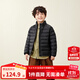 迷你巴拉【三防】男女童防風(fēng)保暖親子羽絨服寶寶立領(lǐng)羽絨外套 黑色90001-231424107213 120
