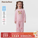 PawinPaw卡通小熊童裝25年春夏新款男女寶休閑時(shí)尚運動(dòng)純棉套裝 Pink粉紅色/25 120 cm
