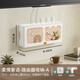 免打孔wifi路由器收納盒奶油風(fēng)電視柜機頂盒放置架上墻遮丑裝飾盒 柔情絮語(yǔ)-A【長(cháng)40寬12高20cm】不擋信號