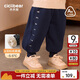 齊齊熊男童褲子棉褲加絨冬季兒童加厚衛褲寶寶長(cháng)褲嬰兒保暖褲女童
