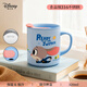 迪士尼（Disney）316不銹鋼保溫杯馬克杯帶把手帶杯蓋瘋狂動(dòng)物城朱迪藍色320ml