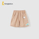 童泰（TONGTAI）寶寶短褲夏季兒童褲子男童休閑外出三分T42X119N-DS卡其80cm
