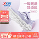 特步（XTEP）兒童童鞋女童網(wǎng)布鞋面基礎柔軟運動(dòng)跑鞋 雪青紫 36碼