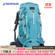 迪卡儂（DECATHLON） 登山包男女輕爬山露營(yíng)徒步背包容量旅行戶(hù)外雙肩包ODAB 蔚藍_55L款 輕量化設計 背負更輕松