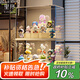EACHY盲盒展示架收納盒透明防塵手辦玩具labubu泡泡瑪特展示盒-特大號(hào)