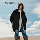 MO&Co.羽絨服【防風(fēng)】泡芙型設計感斜襟寬松輕暖摩安珂 黑色 XS /155