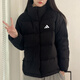 阿迪達斯（adidas）短款羽絨服女裝2025冬季新款運動(dòng)服戶(hù)外加厚保暖棉羽外套 黑色/CLIMAWARM科技拒風(fēng)保暖 XL