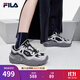 FILA斐樂(lè )跑步鞋男鞋女鞋情侶鞋掠奪者 2休閑鞋慢跑運動(dòng)鞋 【女款】黑/南極灰-BA 37.5