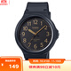卡西歐（CASIO）手表男小黑表計時(shí)學(xué)生中高考試手表中性情侶男女石英表MW-240-1B2