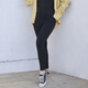 惟友大碼打底褲女200斤外穿春秋薄款莫代爾緊身褲 8008春秋薄款九分黑色 均碼 加大碼建議140-200斤
