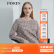 PORTS寶姿女裝 秋冬新品毛衣LL9K489LZF036 芋粉混色 M