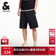 杰克·瓊斯（JACK&JONES） 夏季新款百搭潮流通勤舒適抽繩腰頭肌理感五分褲短褲22529F017
