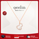 Qeelin麒麟官方Wulu系列18K玫瑰金珍珠鉆石葫蘆項鏈 均碼 均碼