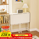 SKAAN折疊書(shū)桌簡(jiǎn)易臥室床頭收縮電腦桌家用辦公學(xué)習寫(xiě)字桌子靠墻折疊桌 【單桌】書(shū)桌款80cm 白色