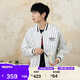 VANS范斯官方 男子夾克條紋棒球服外套 米白色  S 