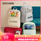 斯凱奇（Skechers）男女同款大容量痛包雙肩包舒適透明學(xué)生書(shū)包谷子娃包L325U103 寶石綠/清綠 均碼