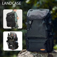 Landcase背包雙肩包男大容量旅行包多功能登山包戶(hù)外運動(dòng)包女8051黑色小號