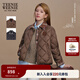 Teenie Weenie【趙露思同款】小熊棉服2025秋新款焦點(diǎn)巴恩夾克外套 深棕色 S