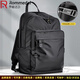 羅梅達爾（Rommedal）男士雙肩包商務(wù)休閑大容量旅行包男士通勤背包尼龍書(shū)包運動(dòng)包 黑色-京倉次日達 【高43*寬30*厚18cm】