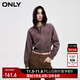 ONLY秋季潮流休閑字母印花連帽短款開(kāi)衫衛衣女|12419R012 E09 深塵灰色 L 170/88A