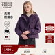 Teenie Weenie【雙棲彩殼防潑水】小熊女冬加絨兩件套工裝夾克外套 紫色 S