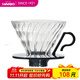 HARIO日本手沖咖啡濾杯V60滴漏杯玻璃過(guò)濾咖啡配件器具VDGC V60玻璃濾杯