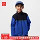 優(yōu)衣庫【狂歡價(jià)】童裝男童女童搖粒絨拉鏈茄克長(cháng)袖外套夾克480184 66 藍色 150
