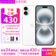 Apple【分期0首付】蘋(píng)果16/15/14/13/16e手機 iPhone16plus/15plus/14plus雙卡雙待 全網(wǎng)通5G 智能手機 蘋(píng)果16 白色 256GB+全網(wǎng)通+質(zhì)保2年+配件禮