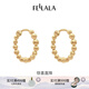 翡拉拉（fellala）簡(jiǎn)約系列耳環(huán)時(shí)尚氣質(zhì)耳釘情侶款大氣素圈耳飾生日禮物送女友項鏈 耳環(huán)/耳圈