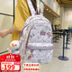 viney書(shū)包女童可愛(ài)大學(xué)生高中初中小學(xué)生大容量雙肩包輕便減負簡(jiǎn)約電腦包旅行背包兒童3-6年級高顏值戶(hù)外出游休閑