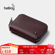 Bellroy澳洲 Folio Mini 迷你RFID拉鏈錢(qián)包旅行錢(qián)夾卡包手拿包 梅洛棕