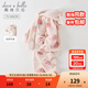 戴維貝拉（DAVE＆BELLA）保暖兒童睡衣兩件套女寶寶衣服冬季加厚秋冬幼兒服裝女童家居服 草莓印花 100 cm（建議身高90-100cm）