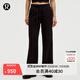 lululemon丨Scuba 女士中腰闊腿運動褲 LW5GX8A 黑色 M