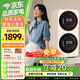 KANGYAN壁掛式雙桶艙分倉(cāng)內(nèi)衣褲專用洗衣機(jī)迷你小型全自動(dòng)洗烘一體洗襪子機(jī)懶人洗衣機(jī)洗襪子神器 雙桶太空艙【桌面壁掛兩用款】不銹鋼滾筒丨洗烘一體