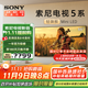 索尼（SONY）2025新品 X90L升級款 55英寸 索尼電視5系 MiniLED XR芯片 K-55XR50 二級能效 國家補貼 55英寸 XR50