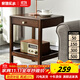 家逸（JIAYI） 實(shí)木茶幾小茶桌簡(jiǎn)約小方幾角幾邊幾客廳家具 床頭柜 胡桃色