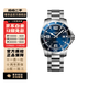 【二手99新】浪琴(Longines)瑞士手表 康卡斯系列 運動(dòng)系列 二手浪琴男表女表 【41機械藍盤(pán)】L3.742.4.96.6
