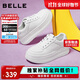 百麗簡(jiǎn)約厚底小白鞋25新款休閑增高板鞋B2597BM5 白色 37