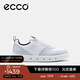 愛(ài)步（ECCO）*板鞋男鞋 休閑板鞋圓頭厚底休閑鞋男明星同款 街頭720 520814 HL 水泥灰/白色52081454301 39