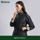 Barbour Beadnell女士純棉修身格紋里油蠟夾克 鼠尾草綠 M (10)