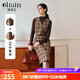 Olrain歐芮兒格紋時(shí)尚套裝女冬季新款學(xué)院風(fēng)馬甲兩件套裝裙 格子 M