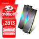 威剛（ADATA）48GB(24GBX2)套裝 DDR5 7200 臺式機內存條 新海力士M-die顆粒-華碩ROG認證款RGB燈條CL34